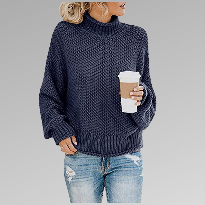 Allison | Women's Oversized Turtleneck Sweater