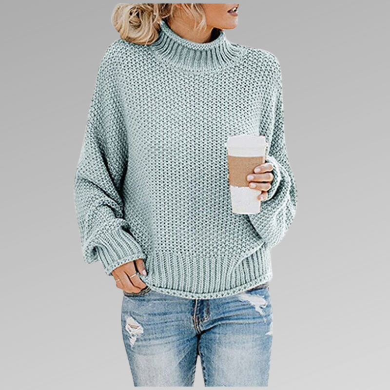 Allison | Women's Oversized Turtleneck Sweater