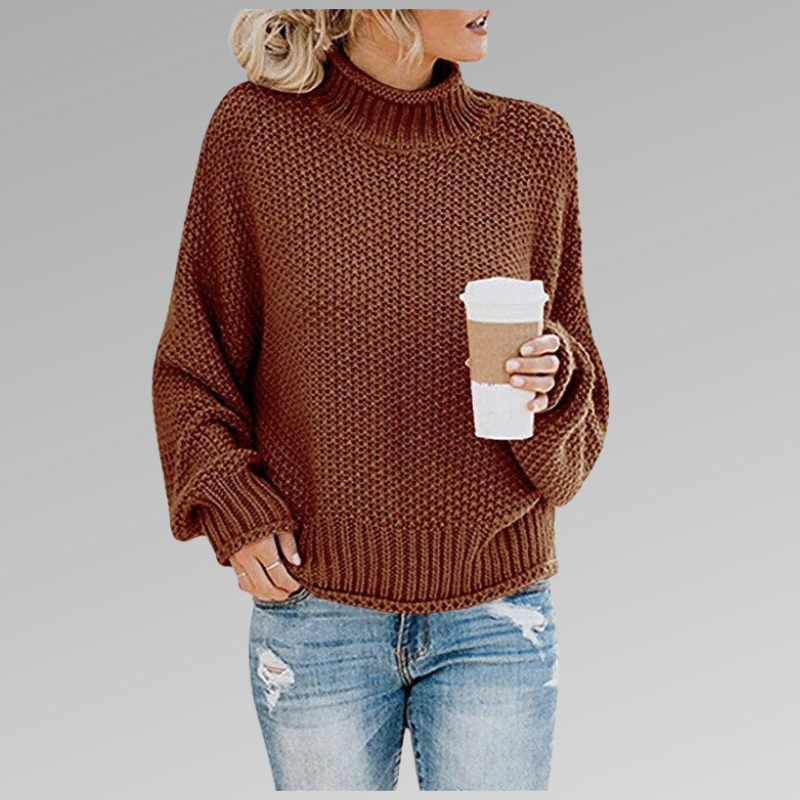 Allison | Women's Oversized Turtleneck Sweater