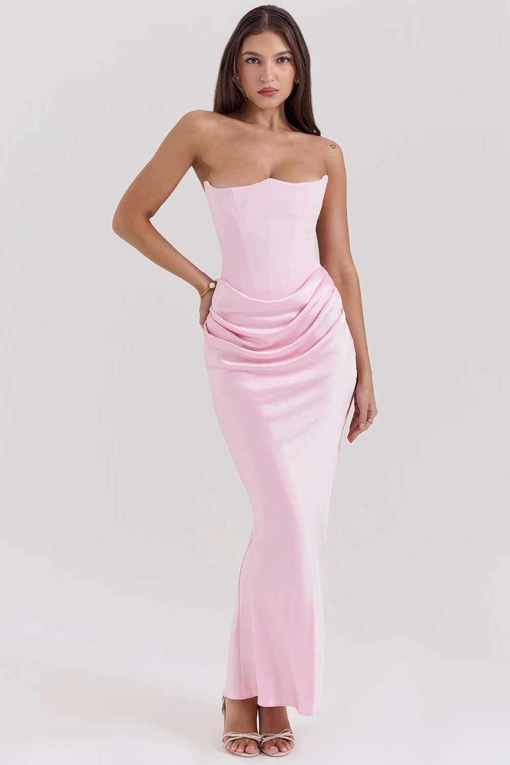 Abigail | Strapless Maxi Dress
