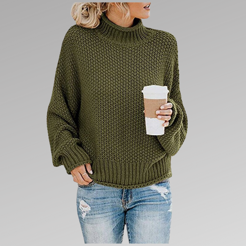 Allison | Women's Oversized Turtleneck Sweater