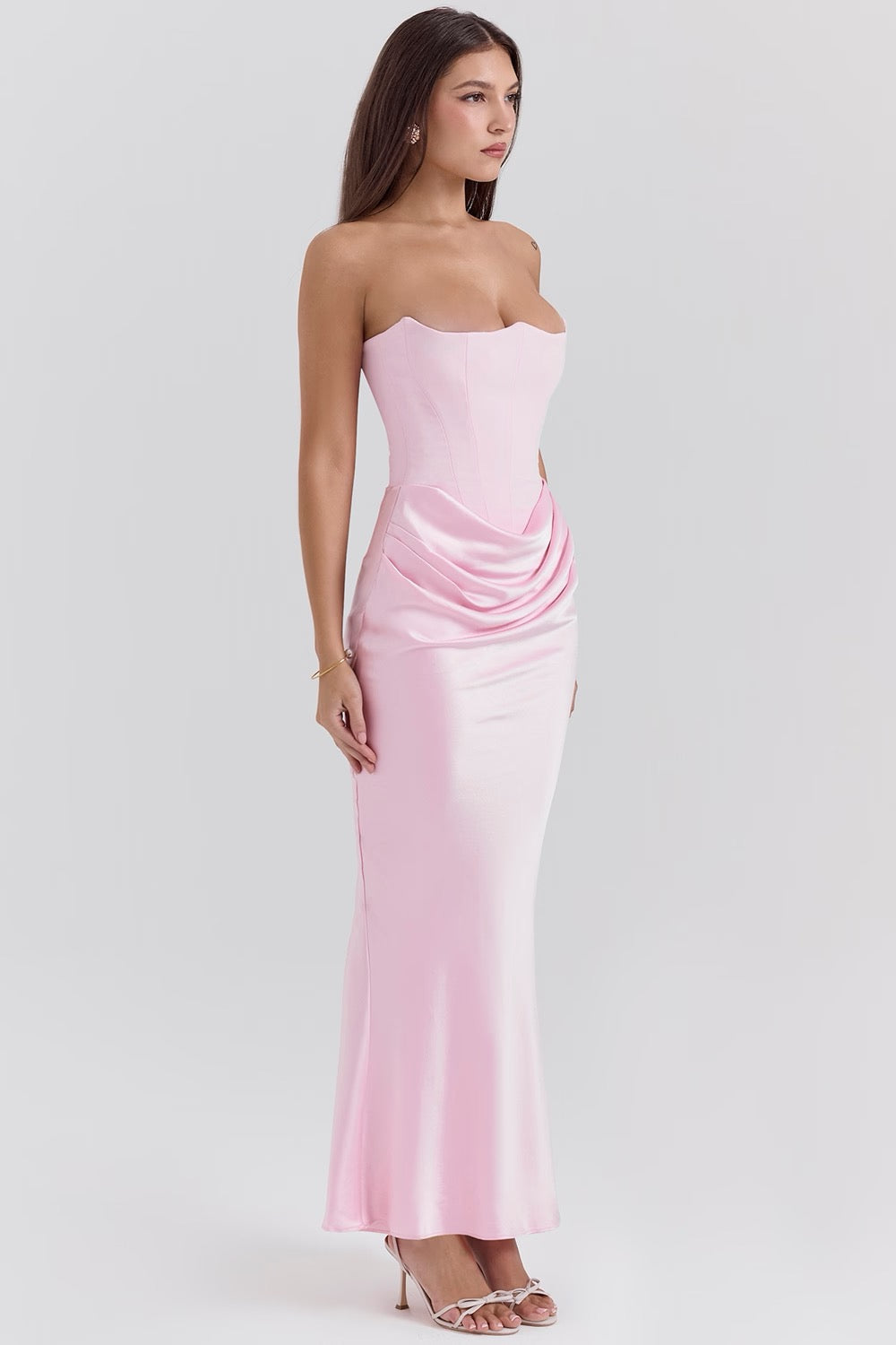 Abigail | Strapless Maxi Dress