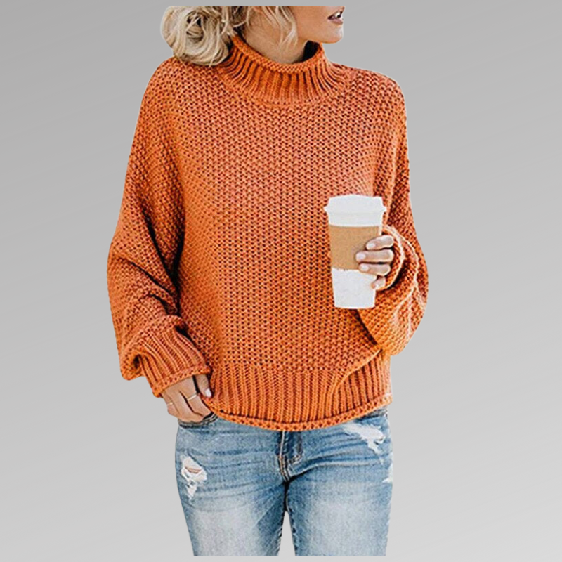 Allison | Women's Oversized Turtleneck Sweater