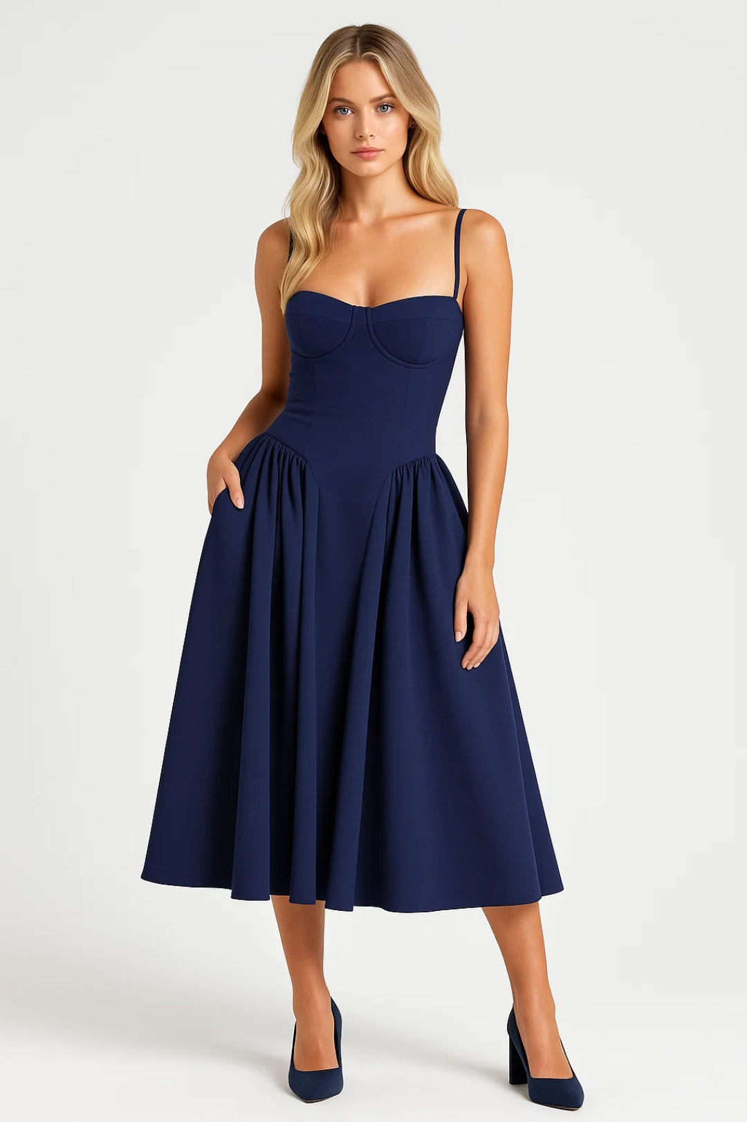 Ladies Dress | Elegant | Spaghetti Straps