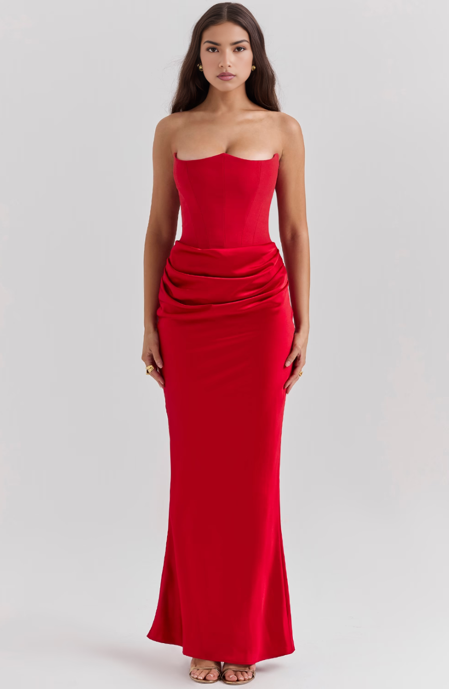 Abigail | Strapless Maxi Dress