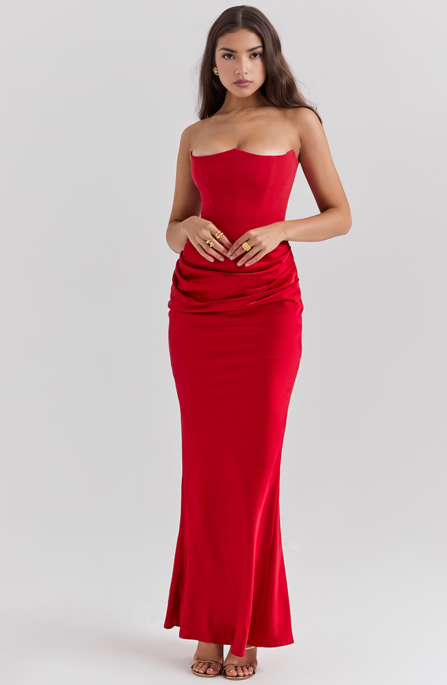 Abigail | Strapless Maxi Dress