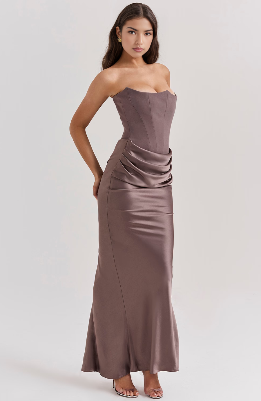 Abigail | Strapless Maxi Dress