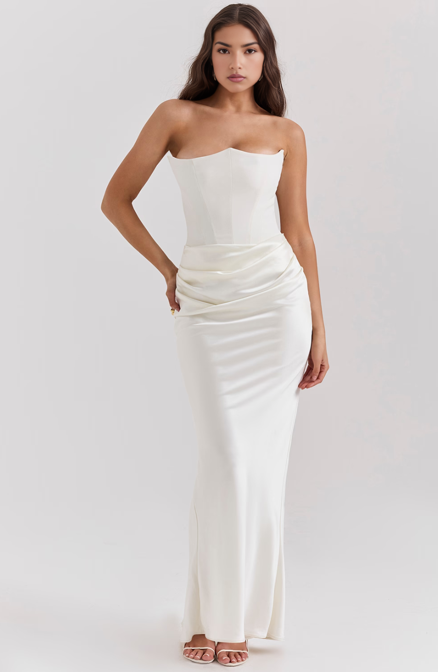 Abigail | Strapless Maxi Dress