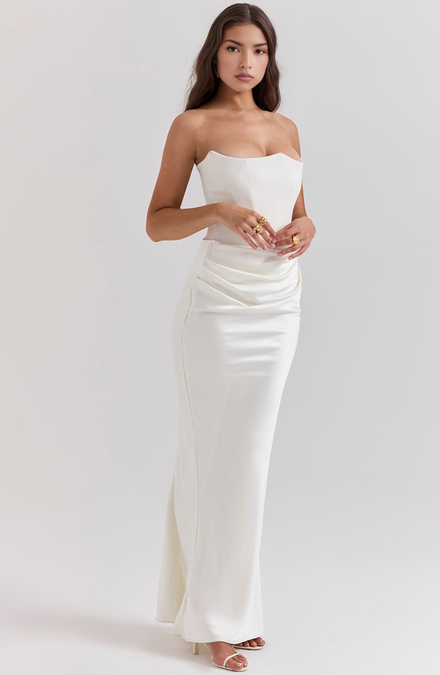 Abigail | Strapless Maxi Dress